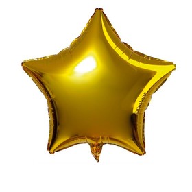 Шар фольгированный 18' 'Звезда - золото' 1 шт.