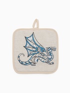 Набор новогодний кухонный: полотенце 35×60, прихватка 18×18, лён 50%, хлопок 50%, 160 г/м² - Фото 3