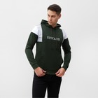 Худи мужское, цвет хаки, размер 48 (М) - Фото 1