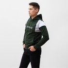 Худи мужское, цвет хаки, размер 54 (2XL) - Фото 3