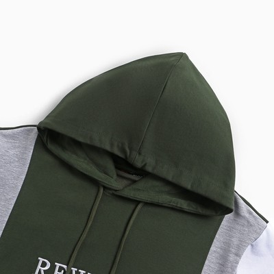 Худи мужское, цвет хаки, размер 56 (3XL)