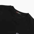 Костюм женский (свитшот/брюки), цвет чёрный, размер 48 9924804