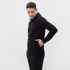 Толстовка мужская, цвет чёрный, размер 52 (XL) - Фото 2