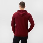 Толстовка мужская, цвет бордовый, размер 56 (3XL) - Фото 5