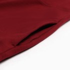 Толстовка мужская, цвет бордовый, размер 56 (3XL) - Фото 6