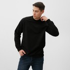 Свитшот мужской, цвет чёрный, размер 52 (XL) 9924851