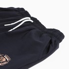 Костюм женский (толстовка/брюки), цвет тёмно-синий/розовый, размер 52-54 9924856