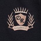 Костюм женский (толстовка/брюки), цвет тёмно-синий/розовый, размер 52-54 9924856