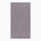 Полотенце махровое 40х70 см, стальной серый, 430г/м хл100% - фото 24387246