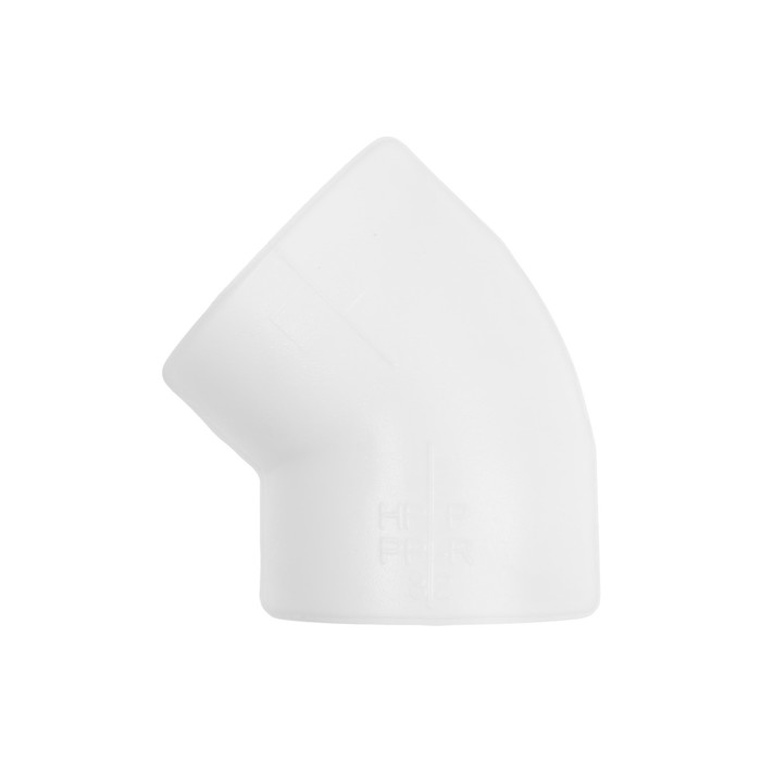 Уголок ZEIN, полипропиленовый, d=32 мм, 45° - Фото 1