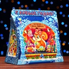 Подарочная новогодняя коробка «Дед мороз с белочкой» 24.5×11.5×23 см - Фото 2