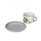 Чайная пара Доляна «Дракоша», 2 предмета: чашка 220 мл, блюдце d=15 см - Фото 2