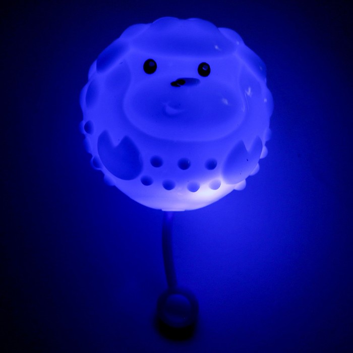 Мяч световой «Овечка» с пищалкой, цвета МИКС - фото 1885767063