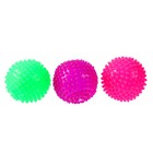 Мяч световой «Колючка» с пищалкой, цвета МИКС - Фото 5