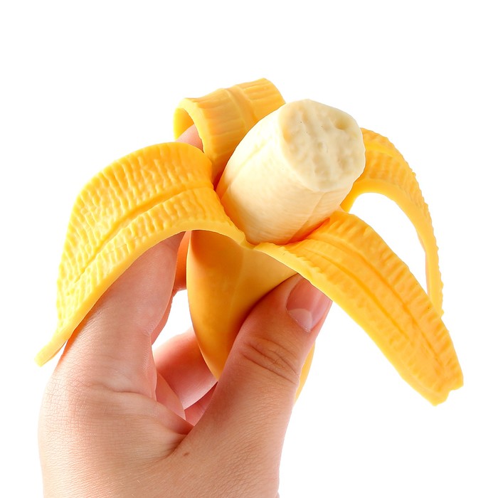 Игрушка-антистресс «Банан», с пастой, в шоубоксе - Фото 1