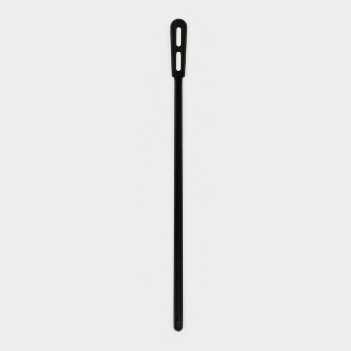 Размешиватель пластиковый одноразовый чёрный, 16 см - Фото 1