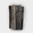 Размешиватель пластиковый одноразовый чёрный, 16 см - Фото 5