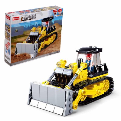 УЦЕНКА Конструктор Город «Бульдозер», 231 деталь, уценка