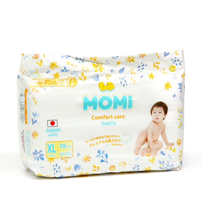 Подгузники-трусики MOMI COMFORT CARE  XL (12-17 кг), 38 шт - Фото 1