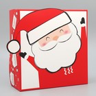 Коробка складная «Дед Мороз», 25 х 25 х 10 см - фото 320258963