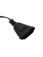 Удлинитель для комнатных гирлянд, 3 м, тёмная нить, УМС-вилка 9675499