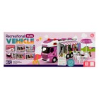 Грузовик радиоуправляемый «Розовое кафе», световые эффекты, открываются двери - фото 24598372