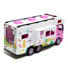 Грузовик радиоуправляемый «Розовое кафе», световые эффекты, открываются двери - фото 24598362
