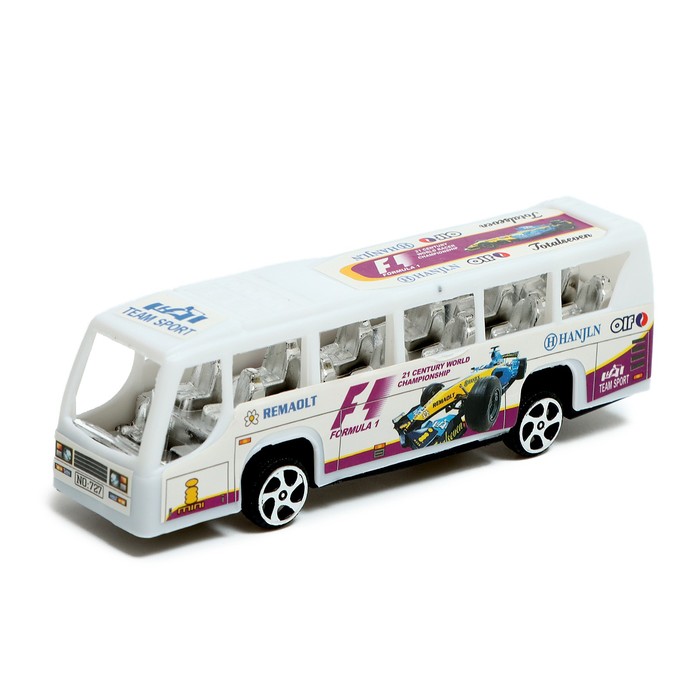Автобус инерционный «Город», цвет МИКС