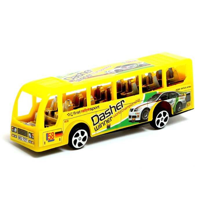 Автобус инерционный «Город», цвет МИКС