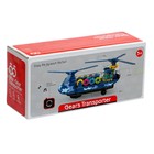 Вертолёт «Шестерёнки», работает от батареек, свет и звук, цвет МИКС - фото 7448236