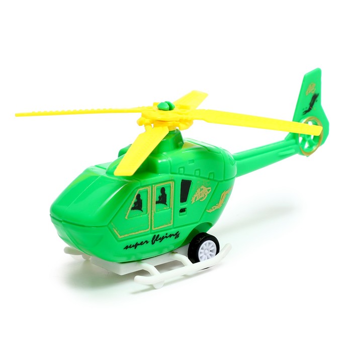 Вертолёт инерционный «Воздушный герой», цвет МИКС - Фото 1