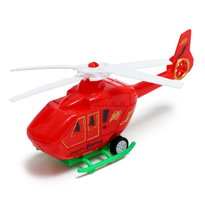 Вертолёт инерционный «Воздушный герой», цвет МИКС - фото 1884304518