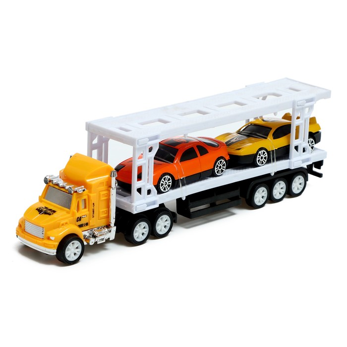 Набор инерционных грузовиков «Автовоз», в наборе 3 шт