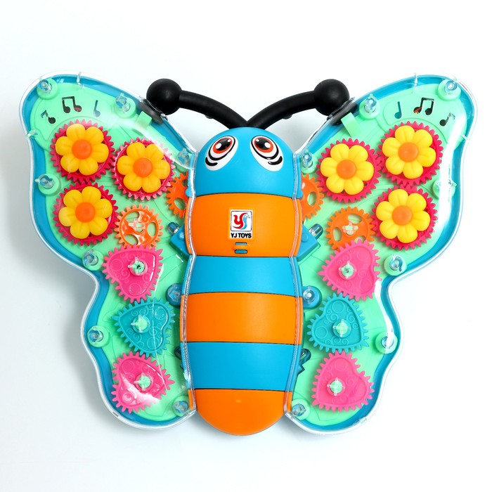 Бабочка «Шестерёнка», работает от батареек, свет - фото 1884304691