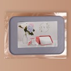 Набор органайзеров для хранения косметических принадлежностей «Eva», 22,8 × 15,9 × 13,8 см, с зеркалом, цвет сиреневый - Фото 11