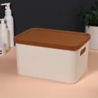 Набор органайзеров для хранения «Korely», 23.5×16.6×19.3 см, цвет слоновая кость - Фото 6