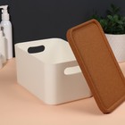Набор органайзеров для хранения «Korely», 23.5×16.6×19.3 см, цвет слоновая кость - Фото 7