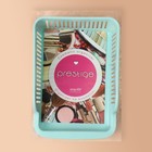 Органайзер для хранения косметических принадлежностей «Prestige», 2 секции, 23 × 16,1 см, цвет мятный - фото 24260156