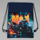 Мешок для обуви «Гонщик №1» (нетканый материал) 41×30 см - Фото 3