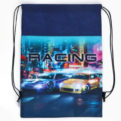 Мешок для обуви, Racing, (нетканый материал) 41×30 см