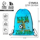 Мешок для обуви «Бей в цель!» (нетканый материал) 41×30 см - Фото 1