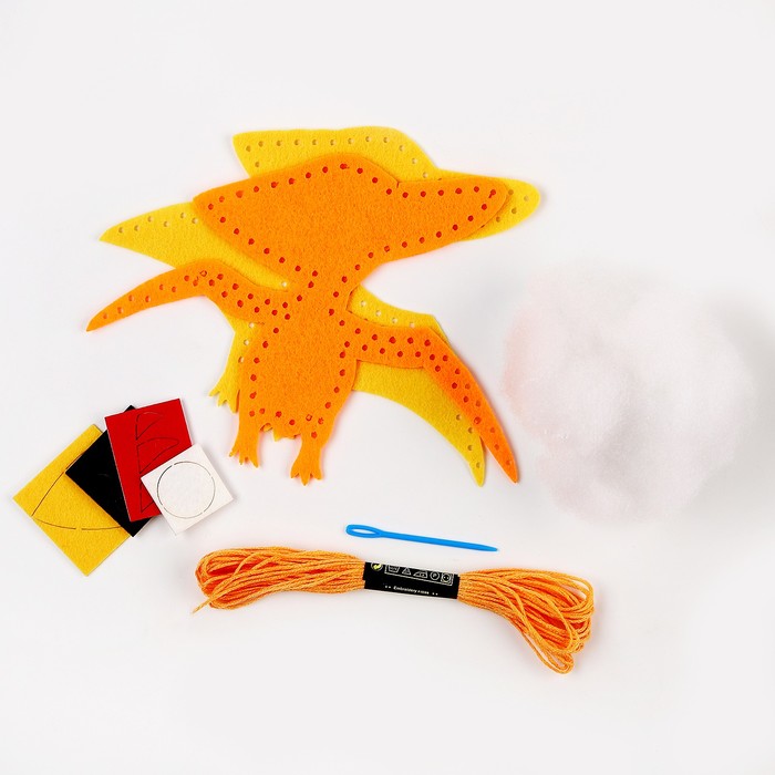 Набор для создания игрушки из фетра «Птеродактиль»