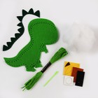 Набор для создания игрушки из фетра «Славный динозаврик» - Фото 2