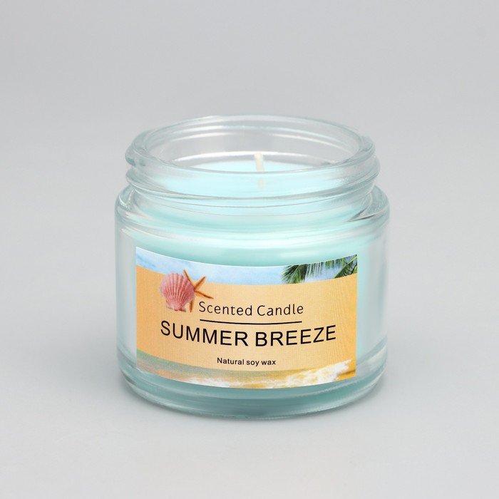 Свеча ароматическая "Summer Breeze", 5*5см, 140 гр - фото 1885767995
