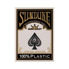 Карты игральные пластиковые SunDuke, 54 шт, 24 мкм, 6.3 х 8.8 см, черные - Фото 2