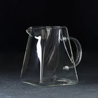 Молочник стеклянный «Грация», 500мл, 13×9×11,5 см - Фото 2