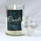 Свеча в банке «Candle», аромат зеленый чай, 11 х 5,8 см. - фото 320259032