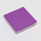 Коробка для печенья, сиреневая, 12×12×3 см - Фото 4