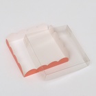 Коробка для печенья, розовая, 12×12×3 см - Фото 5