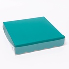 Коробка для печенья, мятная, 15×15×3 см - Фото 4